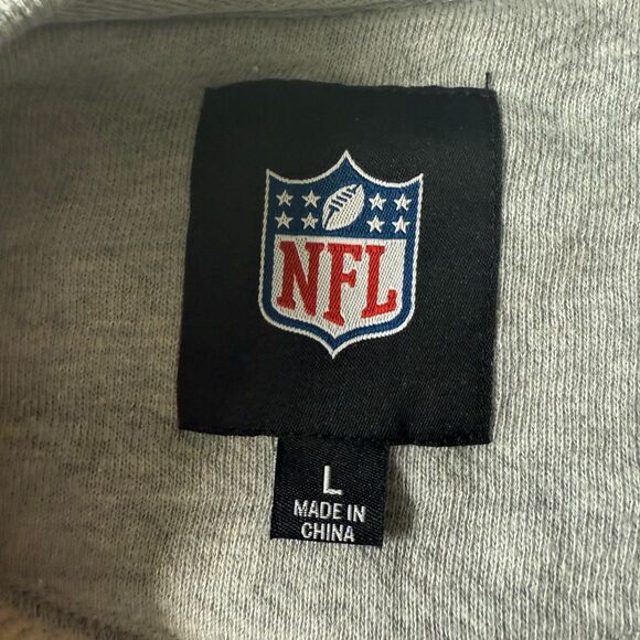 NFL New England Patriots Pats Sweatshirt Sweater Embroidered Mens Size Large - Picture 3 of 5